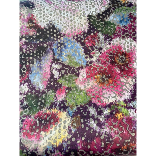 Modern Designer's Guild Mattiazzo Wallpaper in Damson For Sale - Image 3 of 4