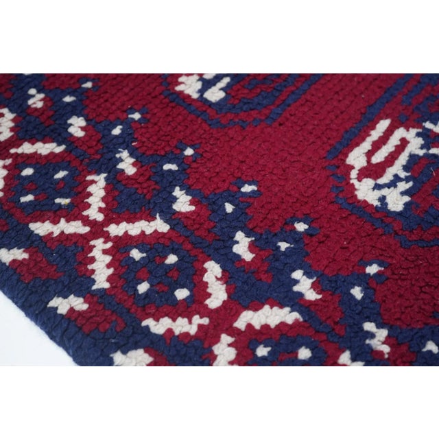 Vintage Bokhara Rug 3'0" X 6'0" For Sale - Image 9 of 9