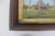 Farmhouse Early 20th Century Needlepoint in Antique Wood Frame Cottagecore Country Style Embroidered Picture For Sale - Image 3 of 10