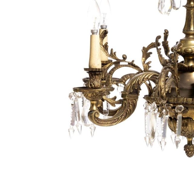Ceiling Lamp in Bronze, Europe, 20th Century For Sale - Image 3 of 6