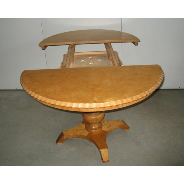 Antique Round Extendable Table from Befos, 1900s For Sale - Image 4 of 11