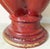 Red Large 25" Ornate Bombay Red Stoneware Figural Lion Handle Urn Vase For Sale - Image 8 of 17