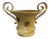 Vintage-Style Italian Glazed Ceramic Trophy Urn For Sale