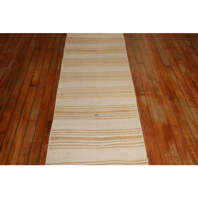 Textile Vintage Narrow Long Kilim Turkish Runner - 1'11" x 20'4" For Sale - Image 7 of 10