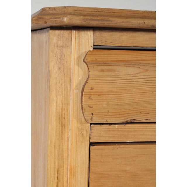 Continental Country Pine Chest of Drawers For Sale - Image 9 of 11