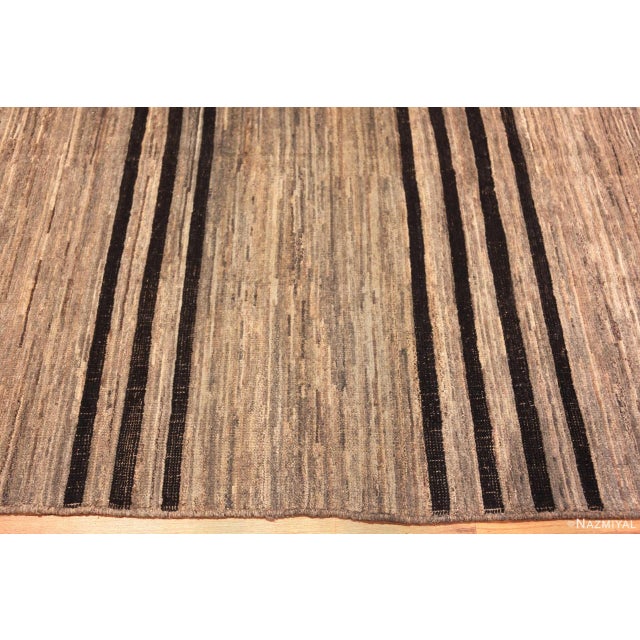 Nazmiyal Collection Large Earthy Tones Luxurious Decorative Modern Rug For Sale In New York - Image 6 of 7