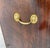 Italian Campaign Style Brass Accent Inlay Lingerie Chest Dresser Chest Drawers For Sale - Image 4 of 10