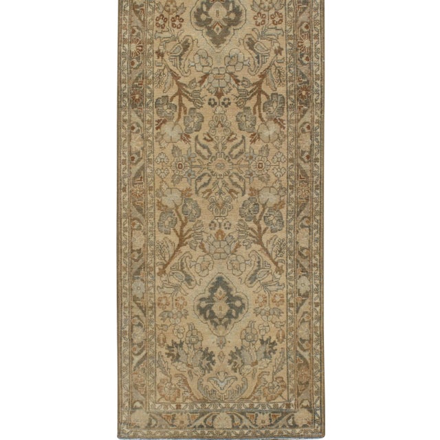 1940s Vintage Hamadan Hand Woven Runner 2'5 X 16'5 For Sale - Image 4 of 8