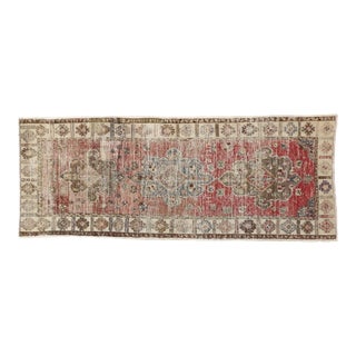 Vintage Turkish Oushak Runner - 03'08 X 09'00 For Sale