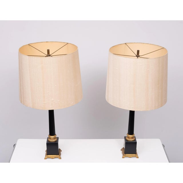 1970s Large Column Table Lamps from Loevsky & Loevsky, USA, 1970s, Set of 2 For Sale - Image 5 of 12