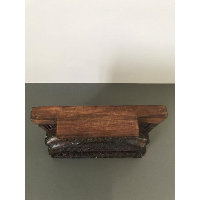 Mid-18th Century Wood Hand-Carved Architectural Sculpture, China, 1770 For Sale - Image 12 of 18