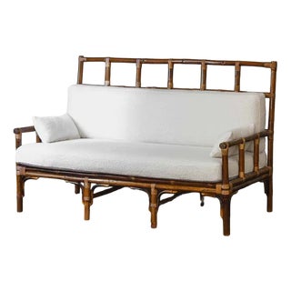 Bench with High Backrest For Sale