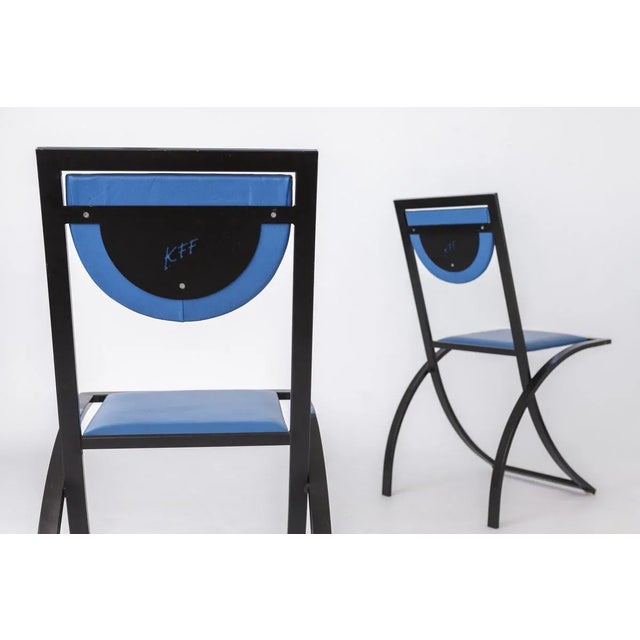 Dining Chairs by Karl Friedrich Förster for KFF Germany, 1980s, Set of 4 For Sale - Image 6 of 10