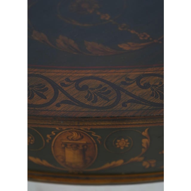 Adams Paint Decorated Vintage Console Hall Table For Sale In Philadelphia - Image 6 of 14