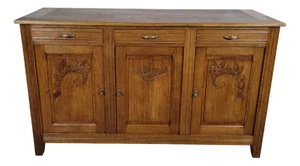 Art Deco Oak Sideboard, 1920s