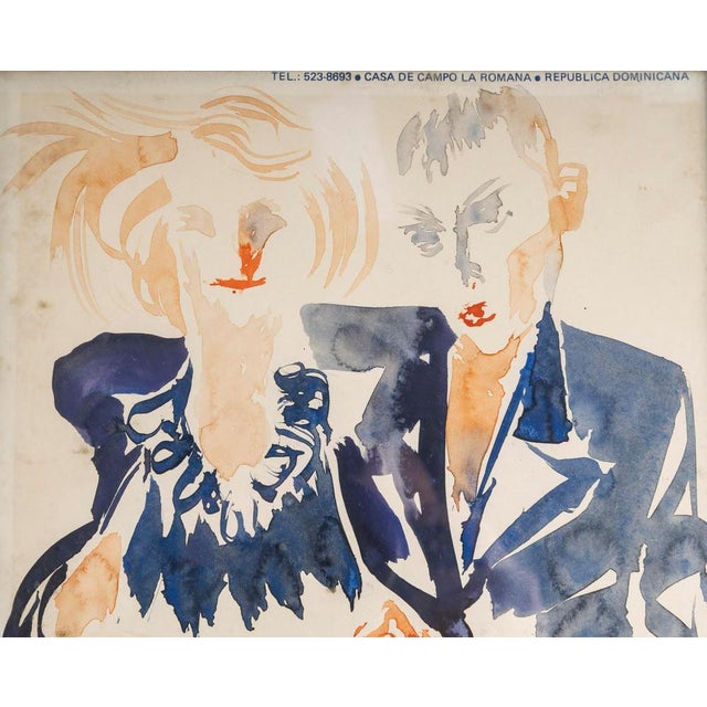 Watercolours, 1990, Framed, Set of 3 For Sale - Image 15 of 18