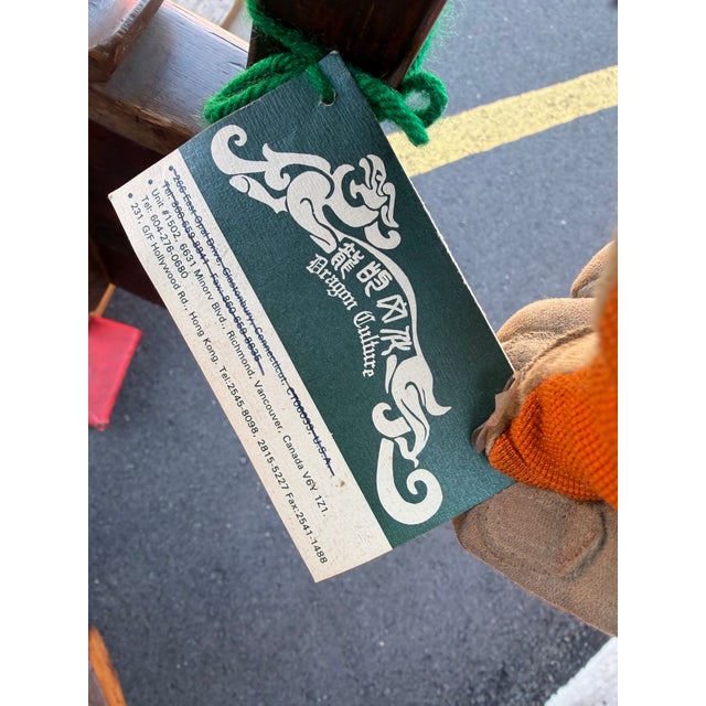 Rare 18th Century Chinese Carved Elm Long Opera Bench For Sale - Image 12 of 12