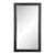 Monumental Dutch Baroque Mirror With Ebonized Ripple Carved Wood Frame For Sale