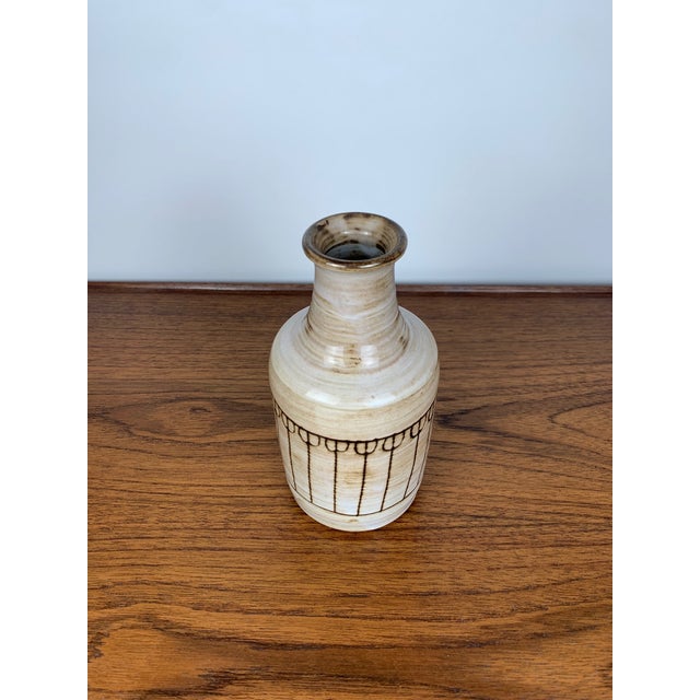 Beige Vase by Jacque Pouchain for the Dieulefit Workshop, 1950s For Sale - Image 8 of 8