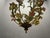 Italian Tole & Ceramic Floral Chandelier, 1960s For Sale - Image 11 of 18
