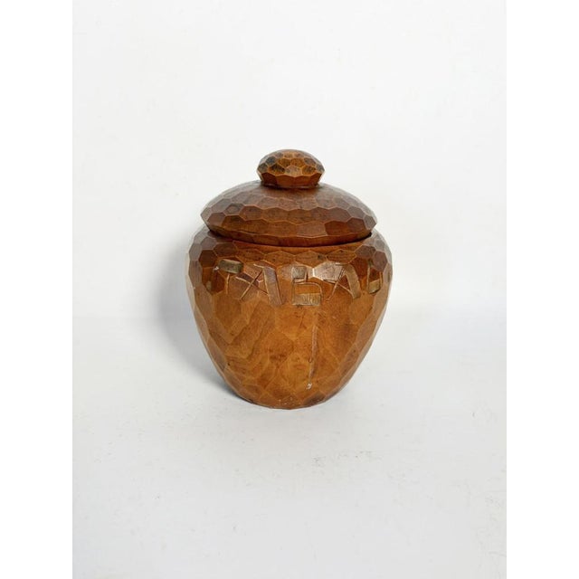 Brown Wooden Tea Box, France, 1970 For Sale - Image 8 of 10