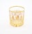 Mid-Century Italian 24k Gilt Gold-Decorated Whiskey / Scotch Lowball Glass Set For Sale - Image 12 of 14