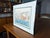Contemporary 1987 Pencil Signed Bruce Johnson Whimsical Ice Fishing Print "The Augernauts" Framed For Sale - Image 3 of 9