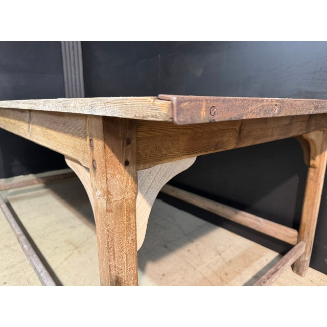French Florist's Table Kitchen Island, 1870 For Sale - Image 6 of 18