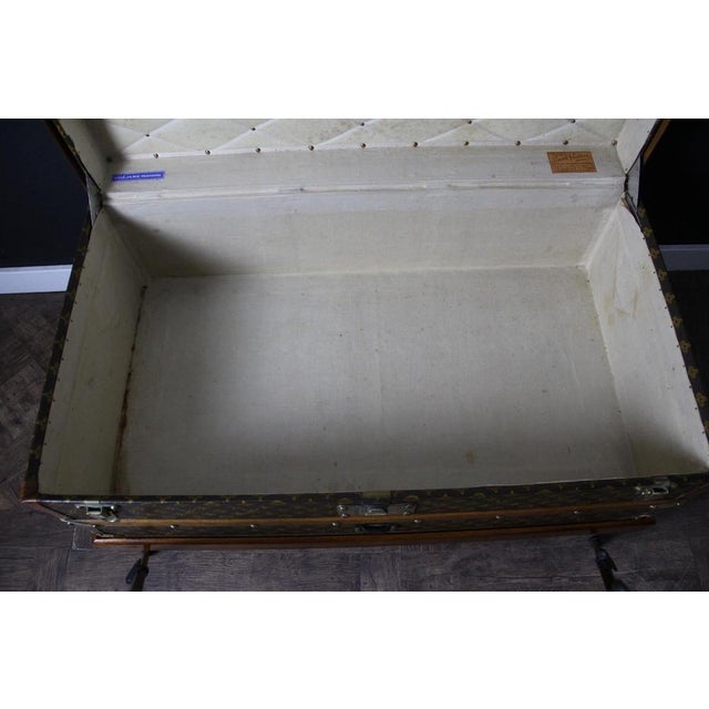 Vintage Cabin Trunk in Monogram Canvas from Louis Vuitton, 1920 For Sale - Image 16 of 18