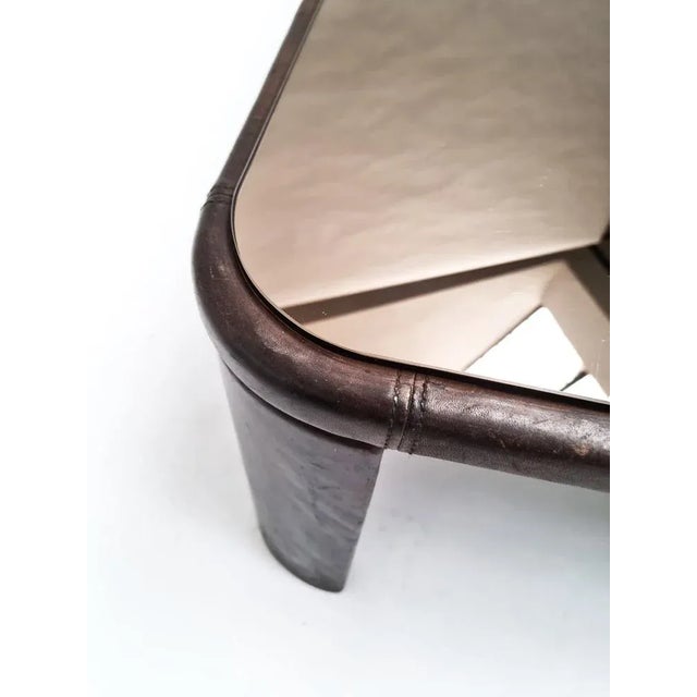 Swiss Coffee Table in Leather from De Sede, 1970s For Sale - Image 6 of 11