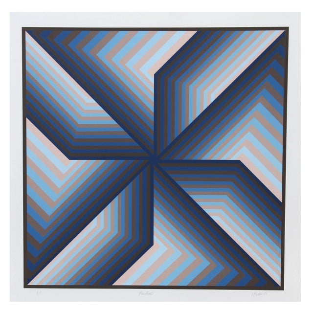 Jurgen Peters - Pinwheel Serigraph For Sale