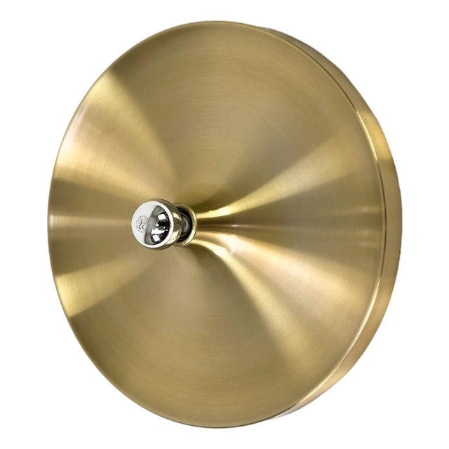 Space Age Brass Wall Sconce from Honsel, 1960s For Sale