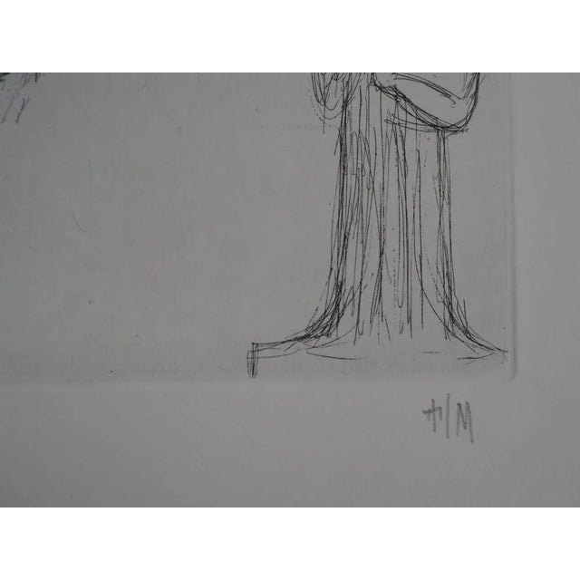 Tim, Dali as Richard Nixon, Original Signed Etching For Sale - Image 5 of 6