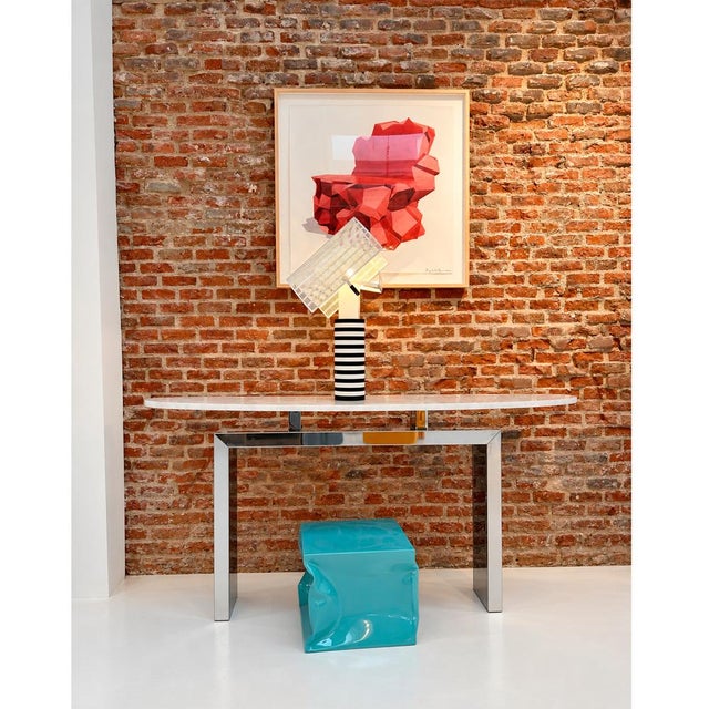 Metal Mid-Century Modern Mod. Shogun Table Lamp by Mario Botta for Artemide, 1980s For Sale - Image 7 of 8