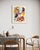 White Christiane Corcelle "Orquevaux White Whispers 2" Mixed Media on BFK Paper, Framed Abstract Painting in White, Yellow and Red, 2024 For Sale - Image 8 of 9