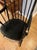 Vintage Nichols & Stone Windsor Rocking Chair – Black Hand-Painted Fruit Stencil, Gardner, Massachusetts For Sale - Image 4 of 9
