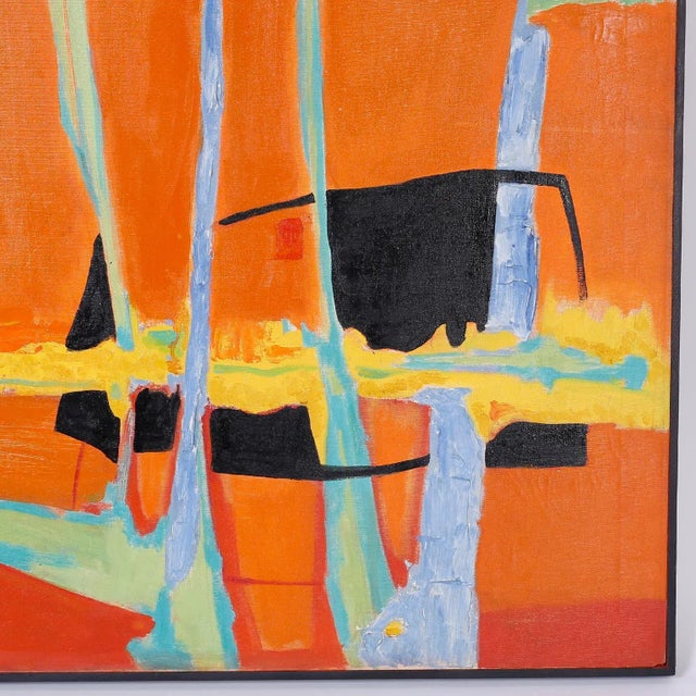 Modernist Painting on Canvas Chairish