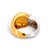 Fred Paris Vintage 18k Gold Signet Ring — Diamond Pavé | Signed & Numbered, Size 6.5 For Sale - Image 4 of 6