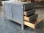 Mid-Century Modern Vintage Grey Chest of Drawers, 1950s For Sale - Image 3 of 9
