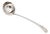 Silver Soup Ladle with Reliefs on the Handle For Sale