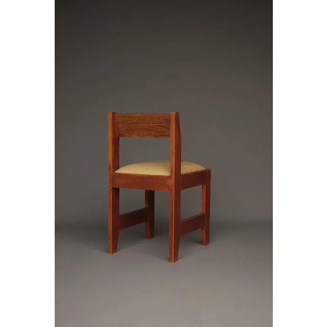Wood Dutch Modernist Art Deco Chair, 1920s For Sale - Image 7 of 11