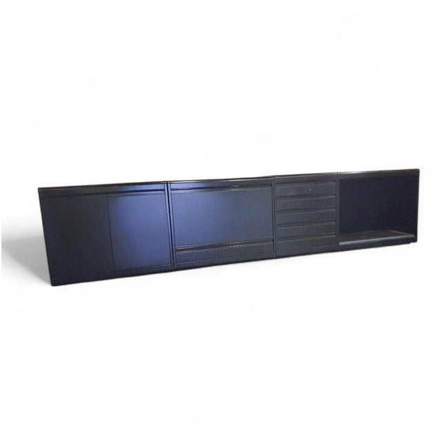 Rodolfo Bonetto / linear system for Bellato / 1970s / with light signs of wear / 4 parts Depth 45Height 78Width 360 cm