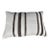 Turkish Hemp Pillow Cushion Natural Beige Dark Brown Pillow Cushion Cover 16" x 24" For Sale