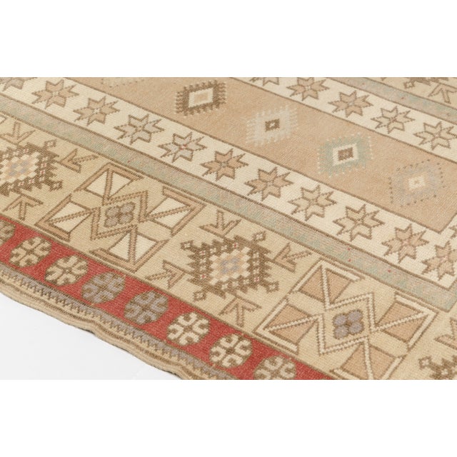 One a Kind Vintage Unique Carpet For Sale - Image 9 of 10