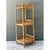 Camel Vintage Rattan Three-Tier Shelf For Sale - Image 8 of 12