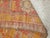 Turkish Antique Oushak Carpet, Handmade Turkish Oriental Rug, Saffron, Coral, Light Blue For Sale - Image 3 of 17