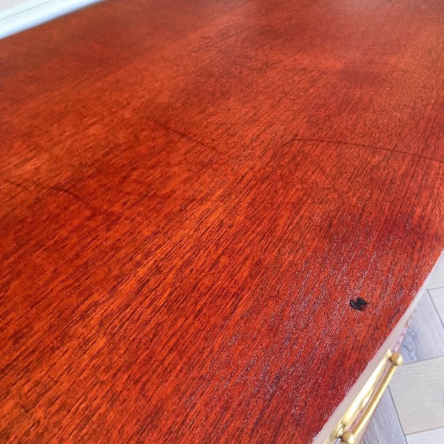 Vintage Federal Mahogany Tall Chest | Chest of Drawers | Dresser For Sale - Image 10 of 11