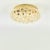 Mid-Century Modern Large Mid-Century Modern Amber Bubble Glass Flush Mount by Helena Tynell for Limburg, Germany, 1960s For Sale - Image 3 of 9