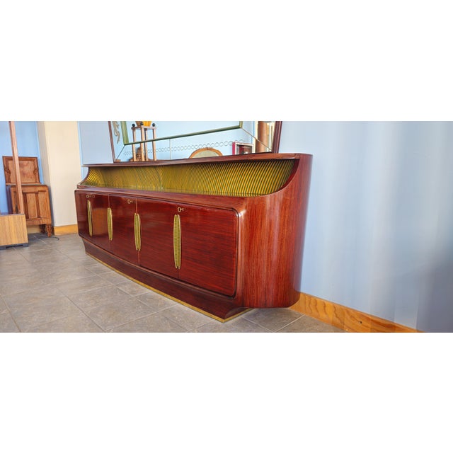 Mid-Century Italian Sideboard with Mirror from Vittorio Dassi, 1950s For Sale - Image 13 of 18