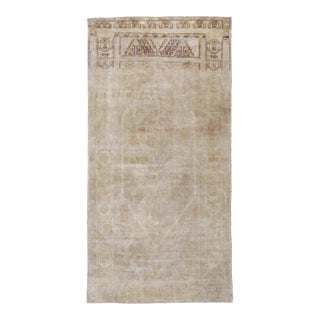 Galerie Shabab Collection Mid-20th Century Turkish Oushak Accent Rug For Sale